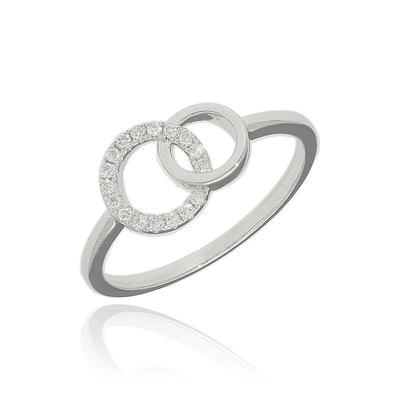 Frank Trautz fehér arany gyűrű 52-es méret (1-08324-52-0089/52)